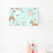 信じ魔法子供の誕生日 横断幕 (インサイチュ)