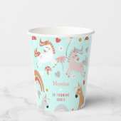 信じ魔法子供の誕生日 紙コップ (裏面)