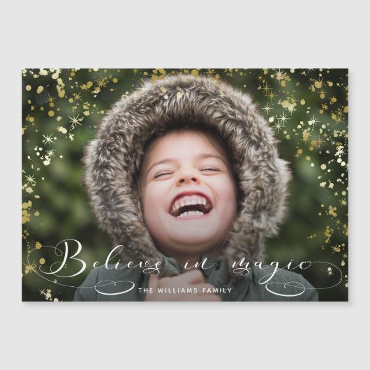 信じ魔法書道と金ゴールドのキラキラ (正面)