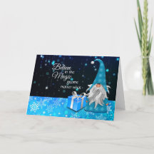 信じ魔法格言のクリスマスカード
