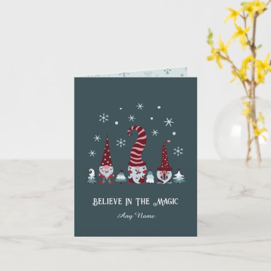 信じ魔法格言 カード (黄色い花)