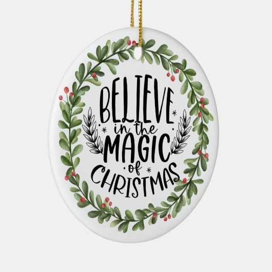 信じ魔法水の色リース セラミックオーナメント (右)