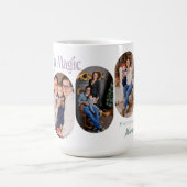 信じ魔法5丸いLozenge写真New Mom コーヒーマグカップ (中央)