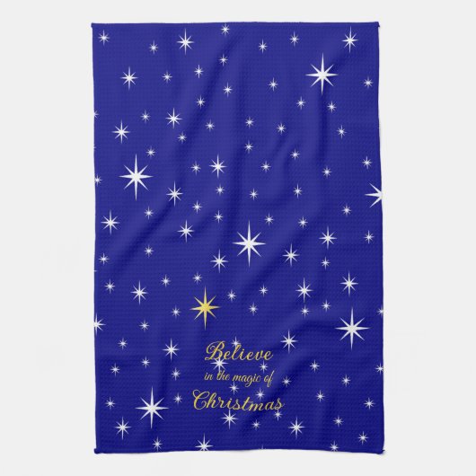 信じ魔法 キッチンタオル (縦)