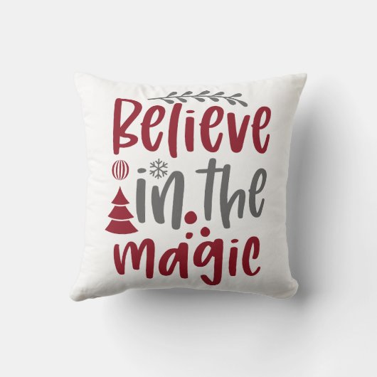 信じ魔法 クッション (裏面)