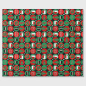 信じ魔法 – クリスマスパターン ラッピングペーパー (フラット)