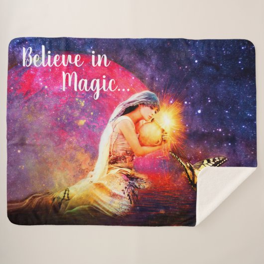 信じ魔法 シェルパブランケット (正面(横))