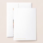 信じ魔法 | フォイルホリデーフォトカード 箔カード (裏面封筒付き)