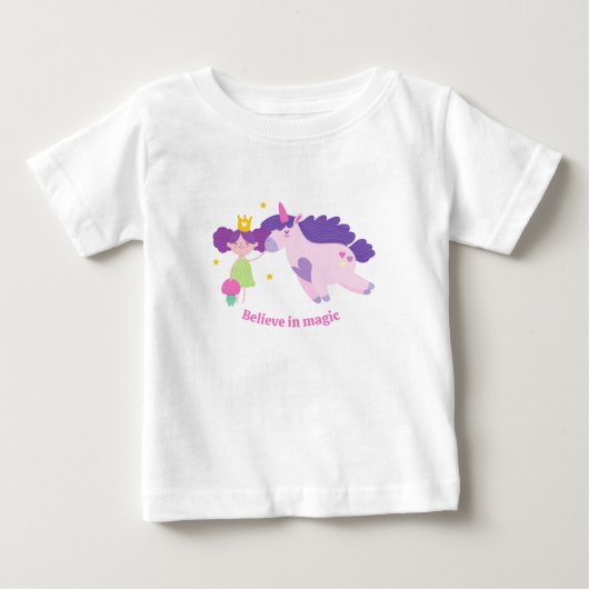 信じ魔法 ベビーTシャツ (正面)