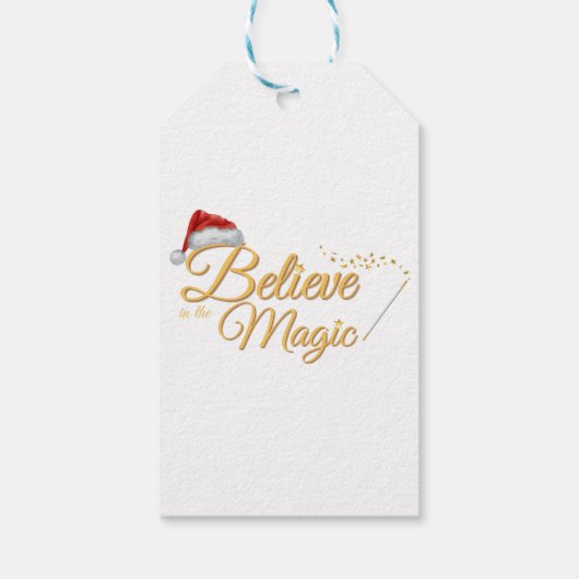 信じ魔法 – ホリお洒落ーデザイン ギフトタグ (裏面)