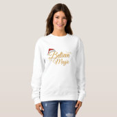 信じ魔法 – ホリお洒落ーデザイン スウェットシャツ (正面フル)