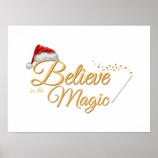 信じ魔法 – ホリお洒落ーデザイン ポスター (正面)