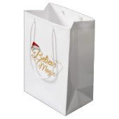 信じ魔法 – ホリお洒落ーデザイン ミディアムペーパーバッグ (裏面アングル)