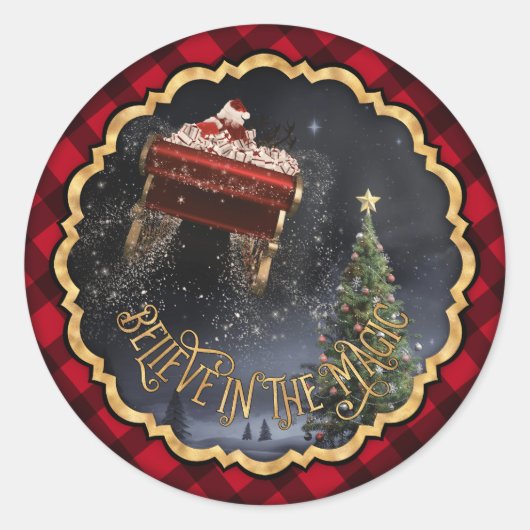 信じ魔法 ラウンドシール (正面)