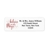 信じ魔法 ラベル (正面)