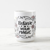 信じ魔法-感動的フローラ コーヒーマグカップ (中央)