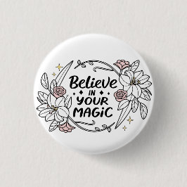 信じ魔法-感動的フローラ 缶バッジ