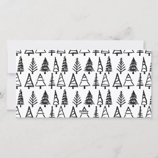 信じ魔法 | 手書きの休日の写真 シーズンカード (裏面)