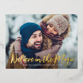 信じ魔法 箔シーズンポストカード (正面)