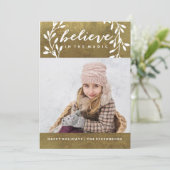 信じ魔法 |金ゴールドシャインホリデーカード シーズンカード (スタンド正面)