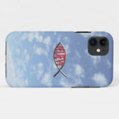 信じ魚 – 赤 Case-Mate iPhoneケース (裏面(横))