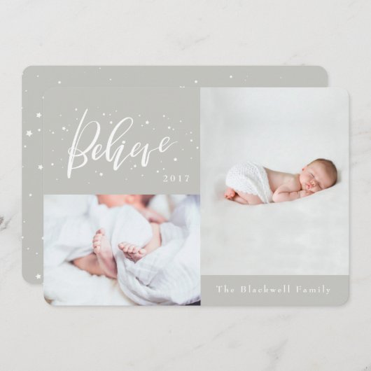 信じ (正面/裏面)