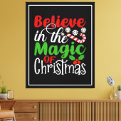 信じ82301年の魔法で キャンバスプリント (インサイチュ (リビング))