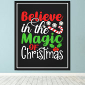 信じ82301年の魔法で キャンバスプリント (インサイチュ (ウッドフロア))