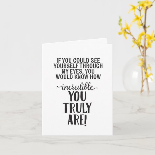 信じ**い**バレンタイン？ カード (黄色い花)