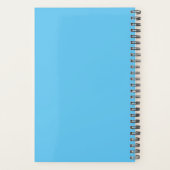 "信じ"お使いの単語リマインダー青い《植物》百日草フローラ プランナー手帳 (裏面)