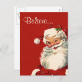 「信じ」すてきヴィンテージ シーズンポストカード (正面/裏面)