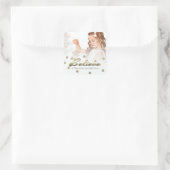 信じ.カスタムクリスマス写真シール スクエアシール (バッグ)