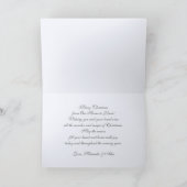 信じ.カスタム写真クリスマス シーズンカード (内部)