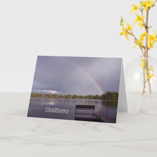 信じ カード (黄色い花)