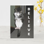 信じ カード (黄色い花)