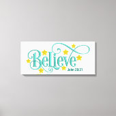 信じ – キャンバス(光沢) キャンバスプリント (正面)