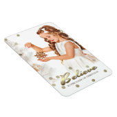 信じ.クリスマスプレゼントのフォトマグネット マグネット (右側)