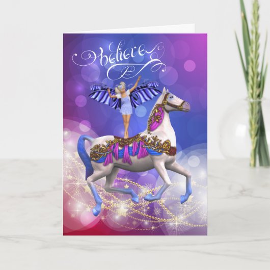 信じ!クリスマスホースと妖精の国カード シーズンカード (正面)