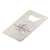 信じ クレジットカード栓抜き (正面アングル)