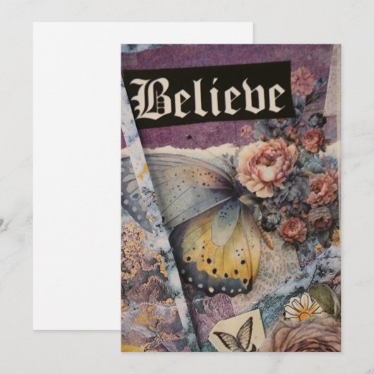 信じ サンキューカード (正面/裏面)