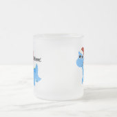 信じ!サンタネッシー フロストグラスマグカップ (中央)