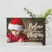 信じ | ザ魔法のクリスマスホリデーカード シーズンカード (スタンド正面)