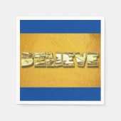 信じ スタンダードカクテルナプキン (正面)