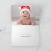 信じ – フォトホリデーカード シーズンカード (内部)