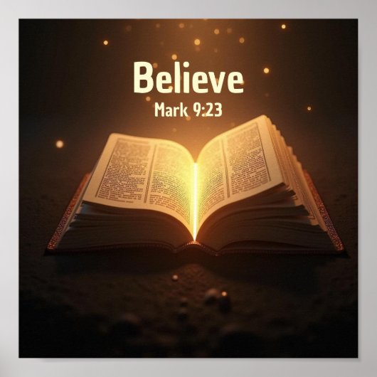 *信じ* ポスター (正面)