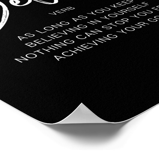 信じ ポスター (角)