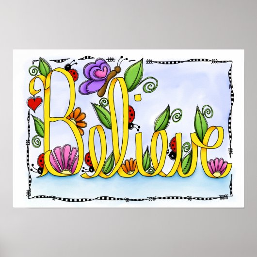 信じ ポスター (正面)