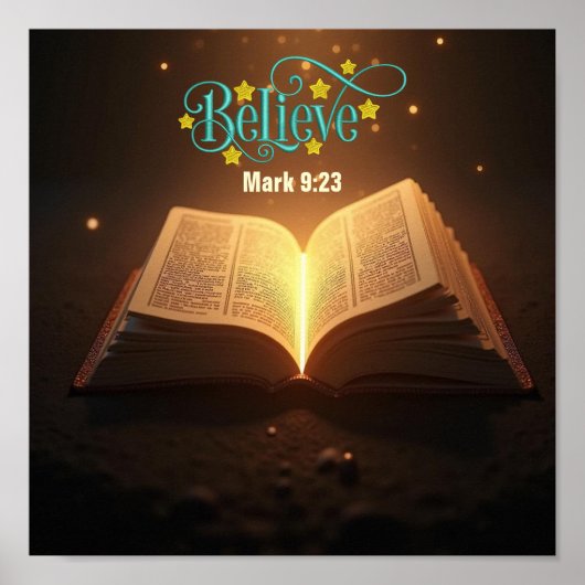 信じ ポスター (正面)