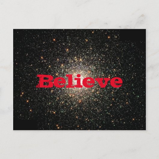「信じ」 ポストカード (正面)