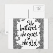 信じ ポストカード (正面/裏面)